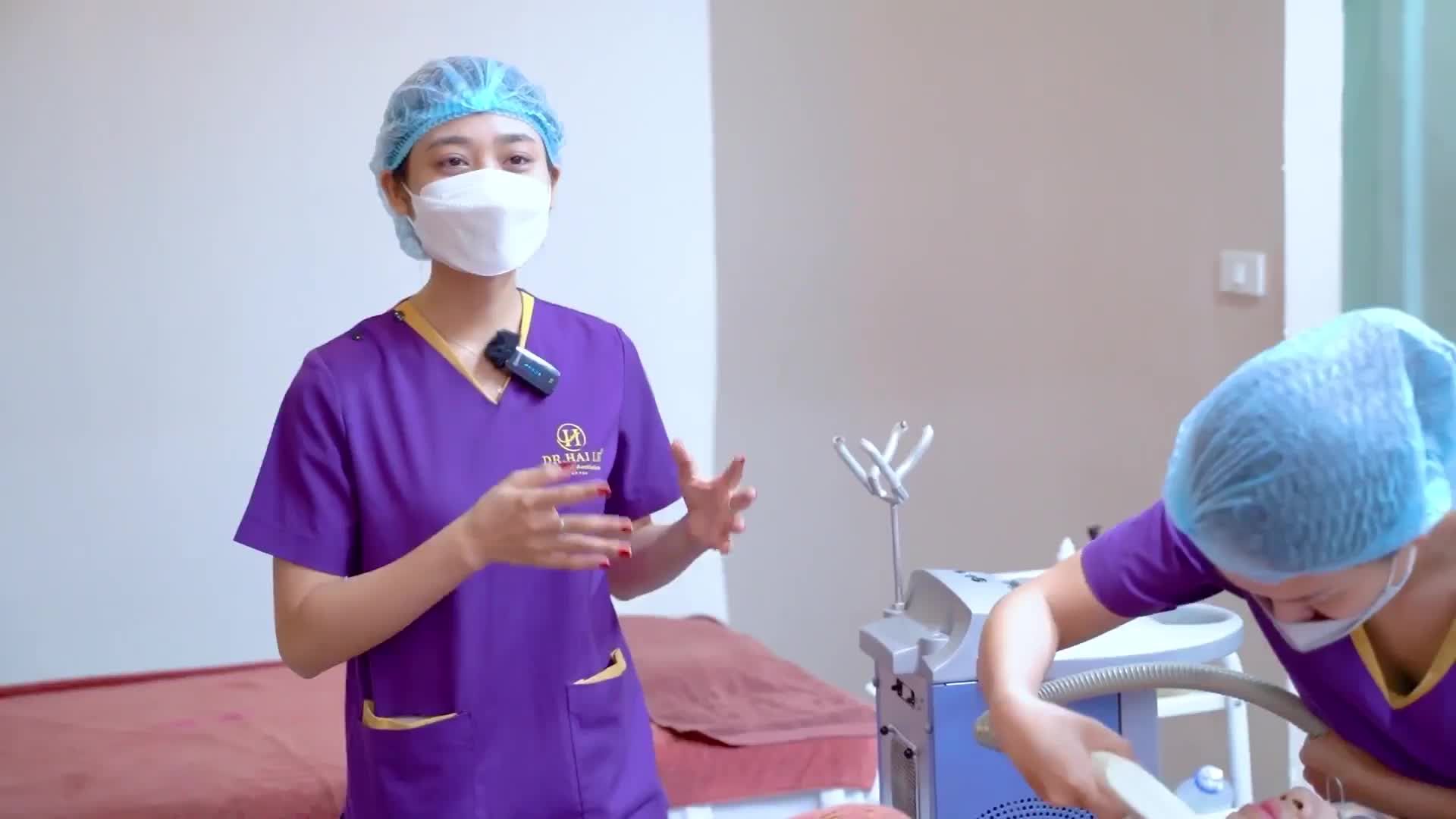 Chiêm ngưỡng ngay quá trình triệt lông ria mép vĩnh viễn tại Dr.Hải Lê